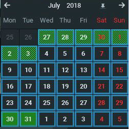 Using Calendar - 1