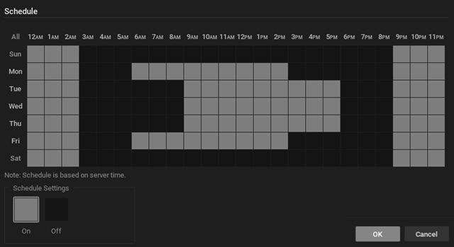 Schedule for Tracking Events -1